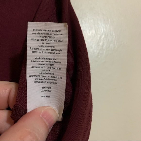 Alo Yoga Moto Cranberry High Waist Leggings. Athletic Sport Active Wear - Picture 9 of 11